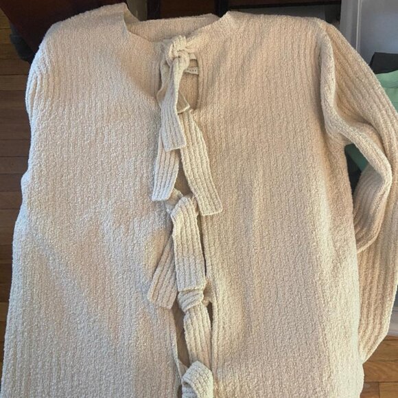 Lauren Manoogian Cotton Crewneck Cardigan *NWT*, Size Large - Picture 5 of 11